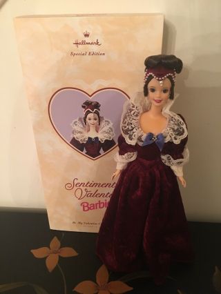 1996 Hallmark Special Edition Sentimental Valentine Barbie Doll,
