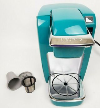 Rare Keurig K10 Mini Plus Bay Berry Green With My Kcup Reusable Coffee Filter