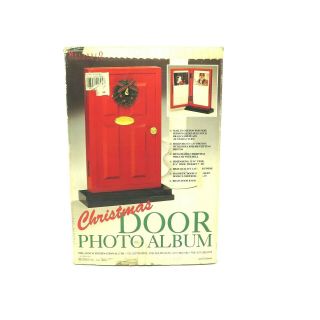 Vintage Melannco International Ltd Christmas Door Photo Album
