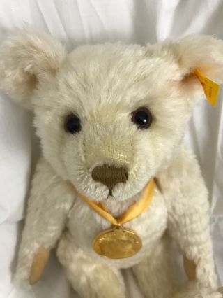 Steiff Danbury MILLENIUM STEIFF Bear 2000 Teddy Bear Ivory Gorgeous No Box 2