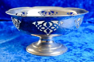 Vintage Silver Plated Fruit Bowl By Atkins Brothers