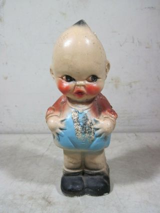 Vintage/antique Solid Chalkware Kewpie Doll Carnival Prize