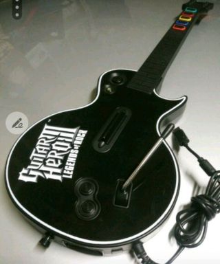 Guitar Hero Iii Gibson Les Paul Wired Kiosk Demo Guitar For Xbox 360 [rare]