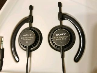 Vintage Rare Sony MDR - E33 Dynamic Earphones Walkman Tokyo Japan CIB 3