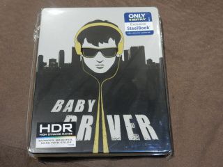 " Baby Driver " 2 - Disc 4k Ultra Hd/blu - Ray Steelbook Best Buy Exclusive Rare