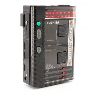 Toshiba Kt - 4037 Personal Cassette Player Am/fm Radio Rare