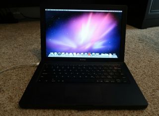 Apple Macbook A1181 13.  3 " Laptop - Mb404ll/a (february,  2008) - Rare Black