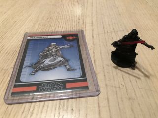 Star Wars Miniatures Force Unleashed Darth Revan 1 Very Rare