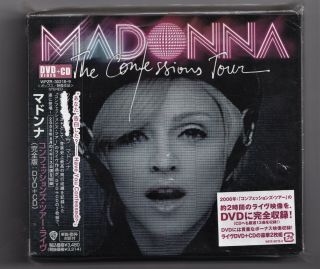 Madonna The Confessions Tour Japan Promo Sample Cd,  Dvd Wpzr - 30218 - 9 Rare