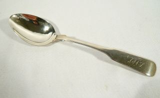 Antique Page Bro Sterling Silver Spoon 1850 - 1870 Canada Saint John Brunswick