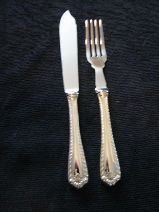 Birks Regency Plate,  Cascade,  Fish Knife And Fork Set Of Two