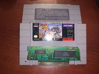 Wild Guns Snes Rare Video Game Cartridge Nintendo 1995 &