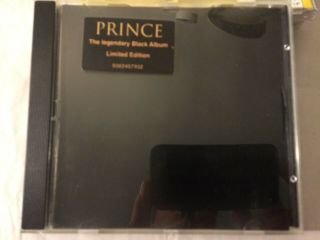 Prince Very Rare The Legendary Black Album Limited Edition Australian Cd