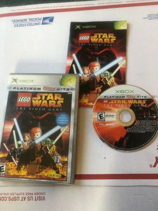 Lego Star Wars The Video Game (platinum Hits) Microsoft Xbox 2005 Complete Rare