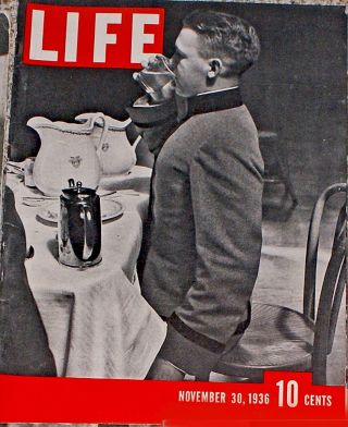 LIFE magazines 1936 Vol 1,  issues ' 1,  2,  4,  5 & 6.  VG to Ex.  Vintage & rare 3