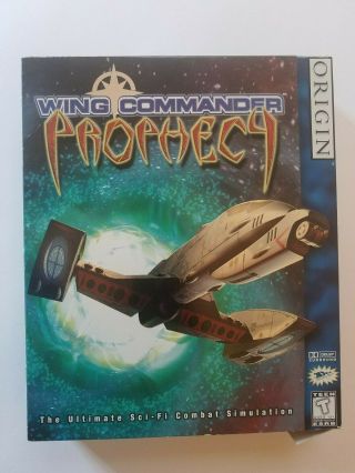 Wing Commander: Prophecy (pc,  1997) Rare Complete Big Box - W/ Poster - Win 95