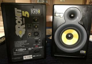 Krk Rokit 5 Pair Rare 1st Gen Monitor Speakers