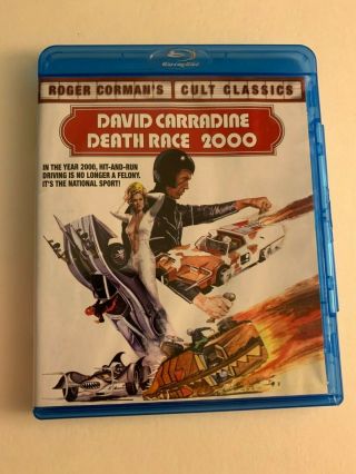 Death Race 2000 Blu - Ray Classic Roger Corman Rare