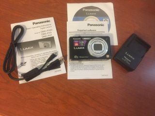 Panasonic Lumix Dmc - Fh20/dmc - Fs30 14.  1mp Digital Camera - Black (rarely)