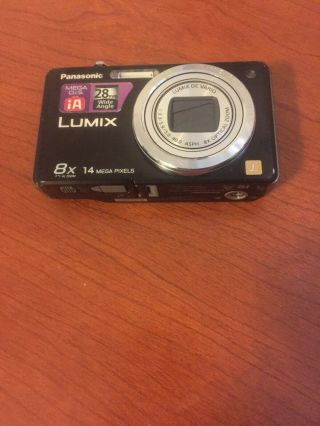 Panasonic LUMIX DMC - FH20/DMC - FS30 14.  1MP Digital Camera - Black (Rarely) 2