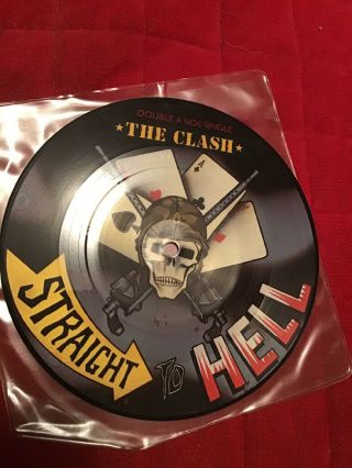 The Clash Straight To Hell Rare Picture Disc Punk Rock Should I Stay Or Should I