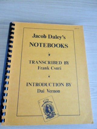 Rare Magic Book - Jacob Daley 