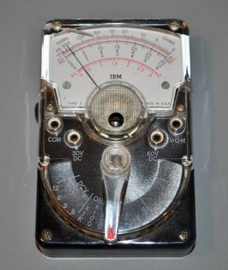 Vintage Tripplet Ibm Analog Multimeter Type 2 9900167