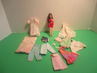 Vintage Dawn Doll With Outfits