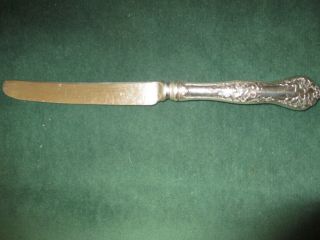 Holly By Ehh Smith/national Plate Silverplate Hh Dinner Knife Old Sp Blade