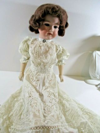 Antique Armand Marseille 390 Bisque Head Doll - Compo Body - 25 " - Germany A9m Tlc