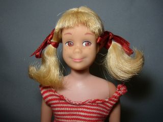 Vintage 1965 Blonde Skooter Barbie Doll In Suit