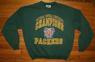 Vintage 1997 Green Bay Packers Bowl Xxxi Champions Sweatshirt Xl Rare
