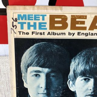 RARE 1964 Meet The Beatles LP T 2047 Mono NO BMI ASCAP Credits True 1st Press VG 2