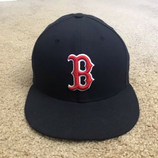 Boston Red Sox Era 59fifty Baseball Cap Rare Vtg 7 5/8 Made In Usa