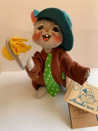 Vintage Annalee Dolls 7 " Hobo Mouse 304899 Made In 1999