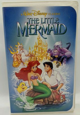 The Little Mermaid Vhs - 1989 Black Diamond Orginal Rare Banned Cover