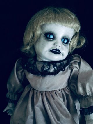 Dolls Of Horror Creepy Ooak Doll Halloween Scary Goth Dark Evil Girl Art