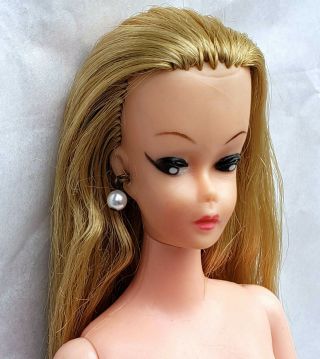 Vintage 1960’s Uneeda Blonde Barbie Bild Lilli Clone Wendy Doll Rooted Hair Vgc