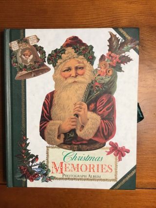 Christmas Memories Photograph Album 1988 Vintage Look