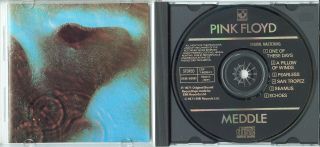 Pink Floyd Meddle Japan Cd Black Face Label Rare 1press Audiophile 1a4 No Target