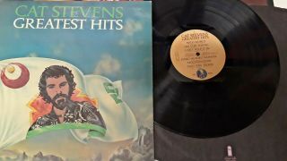 CAT STEVENS GREATEST HITS 1975,  RARE ORIG POSTER ISLAND ILPS 9310 VG,  VINYL LP 2