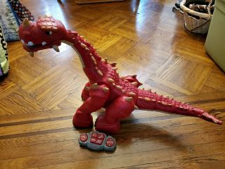 Fisher Price Imaginext Spike The Ultra Red Dinosaur Rare