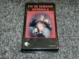 Rare Horror Beta Fin De Semaine Infernale / Death Weekend Cinepix Video France