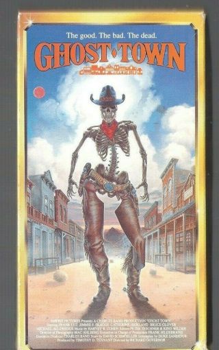 Ghost Town Vhs Rare Oop 80s Horror Western Starmaker Video