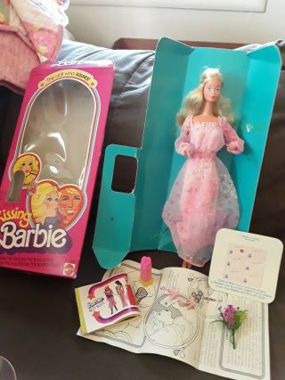 1978 Kissing Barbie 2597 With Accessories Gently Wear On Box