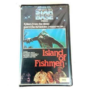 Island Of The Fishmen 1979 (r) Vhs Horror - Barbara Bach - Aka Screamers Rare