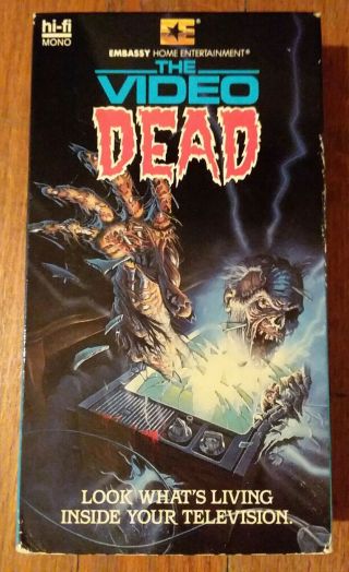 Video Dead - 1987 VHS Rare Roxanna Augesen Rocky Duvall Robert Scott 2