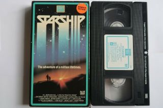 Starship Vhs 1986 Great Shape Rare Cult Sci - Fi Horror Action