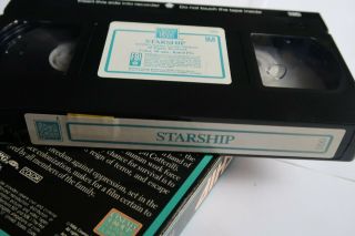 Starship VHS 1986 Great Shape Rare Cult Sci - fi Horror Action 3