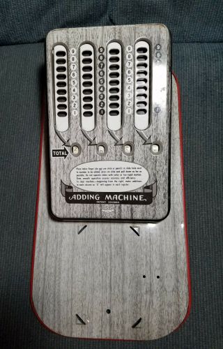 Rare Grey Vintage Wolverine Tin Adding Machine